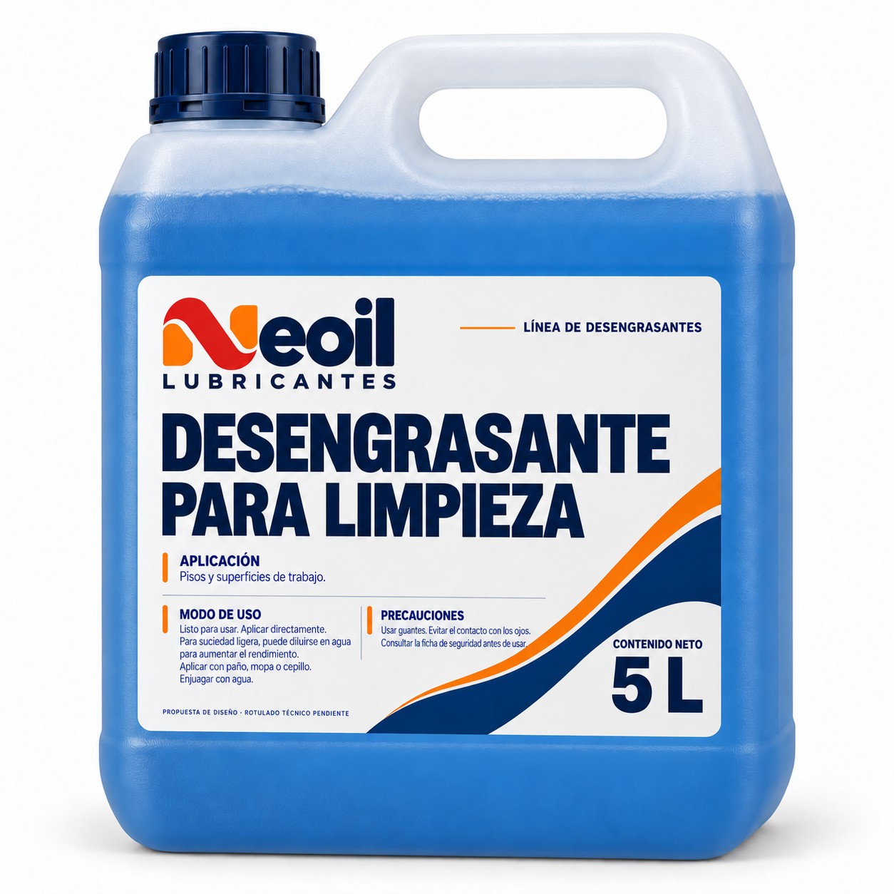 Neoil Desengrasante para limpieza, 5 litros