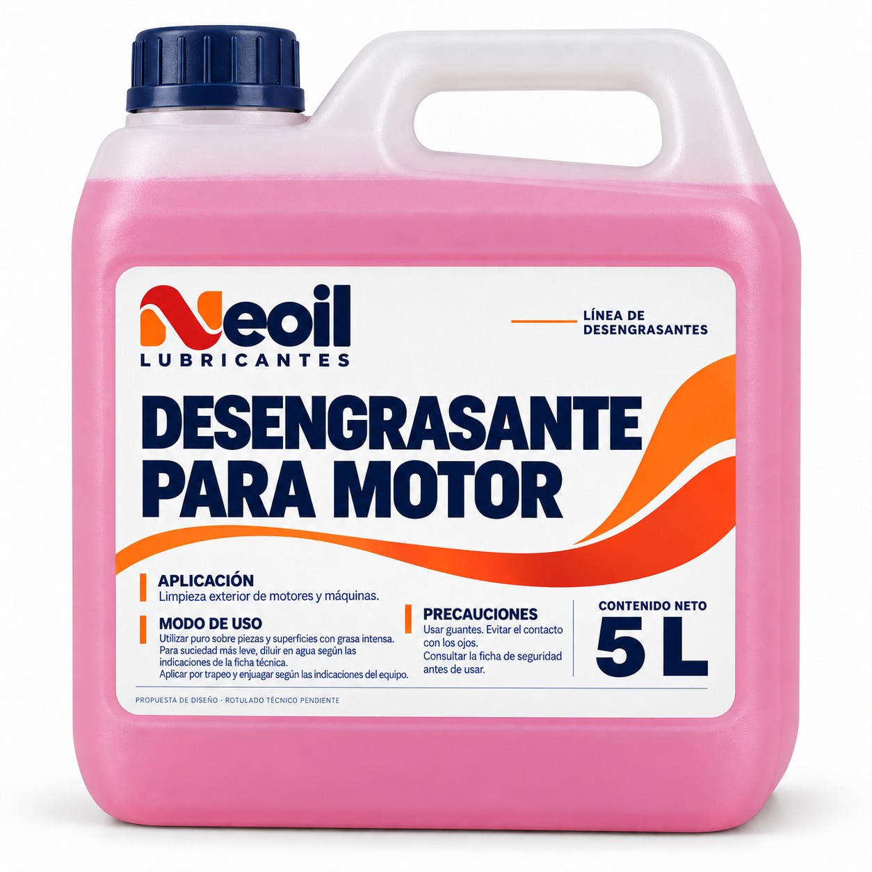 Neoil Desengrasante para motor, 5 litros